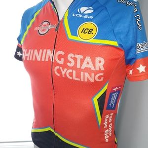 Shining Star Cycling bicycle racing raglan. Small